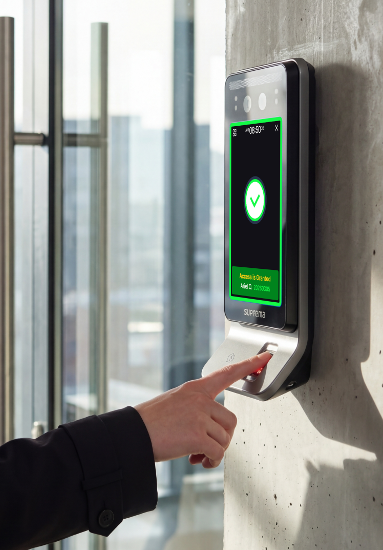 BioStar X Finger - Multi-credential. One user, multiple ways in.
