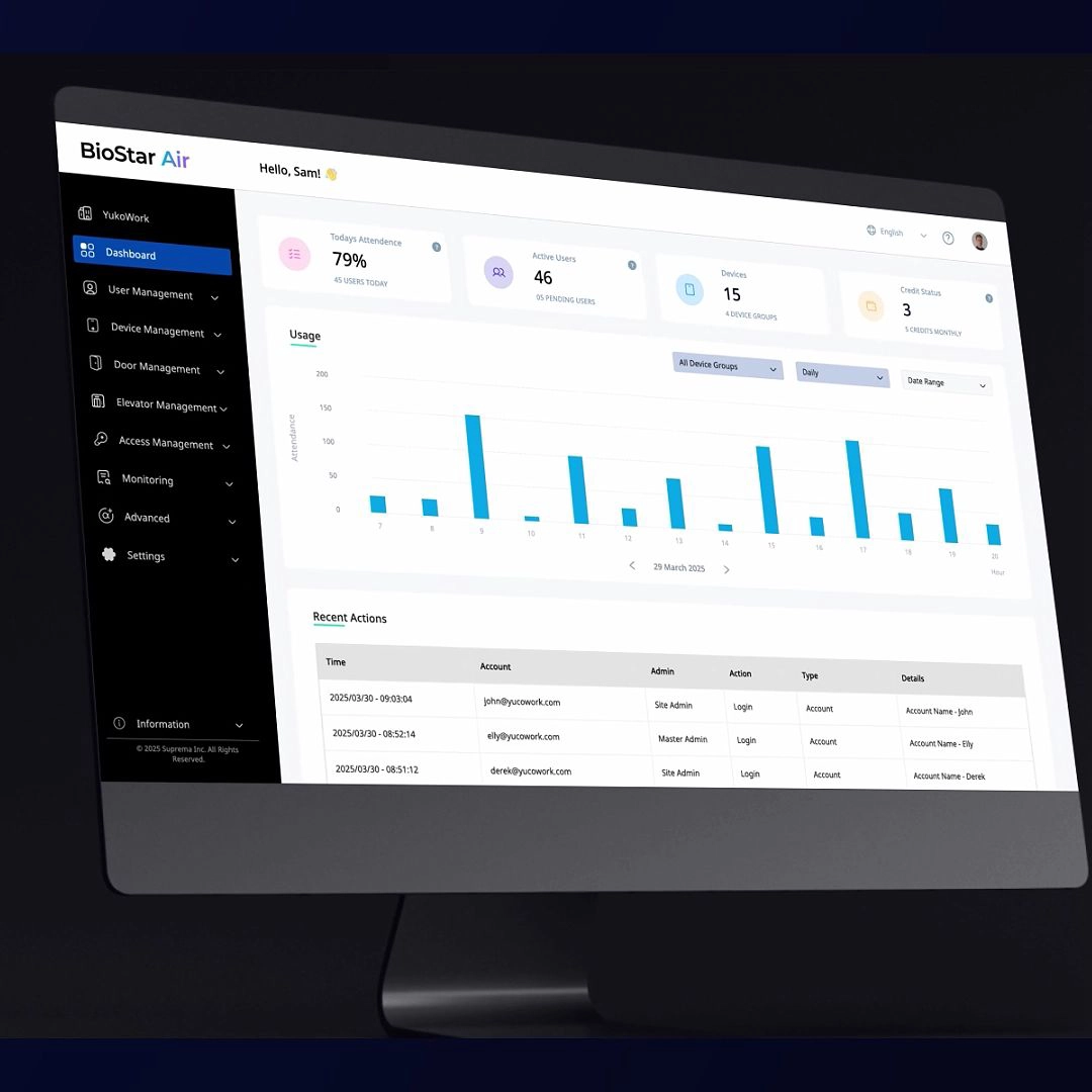 BioStar Air - Kein On-Premises. Alles in der Cloud.